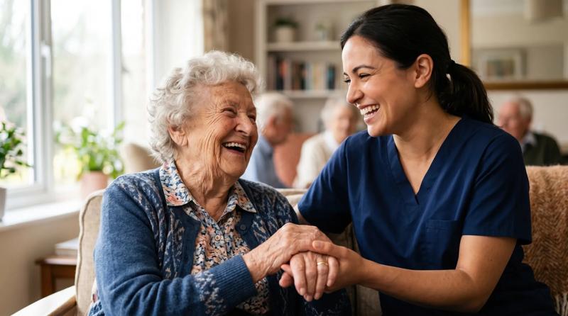 COLOUR-IMAGE_elderly-woman-with-nurse-aged-care