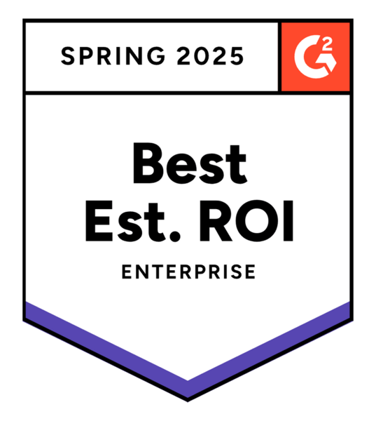 BADGE_G2-spring-2025-huddle-cloud-content-collaboration-best-estimated-ROI-enterprise_mar25